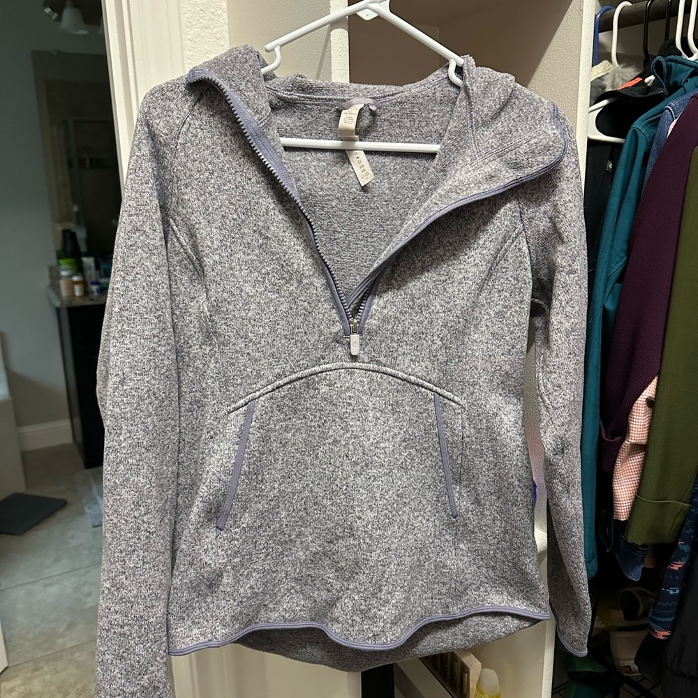 Lululemon Fleece & Thank You Hoodie Heathered Lilac